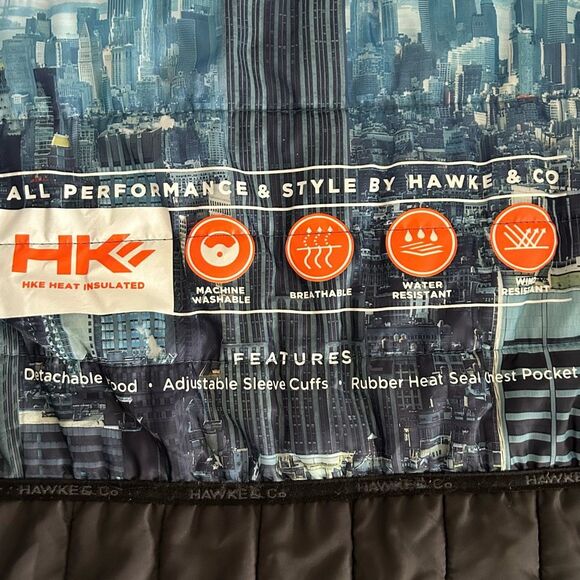 Hawke & Co. Mens Winter Coat Gray & Black Preloved Excellent Size XXL MSRP $225 - Picture 5 of 10